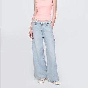 GAP Light Blue Wide Leg carpenter Jeans